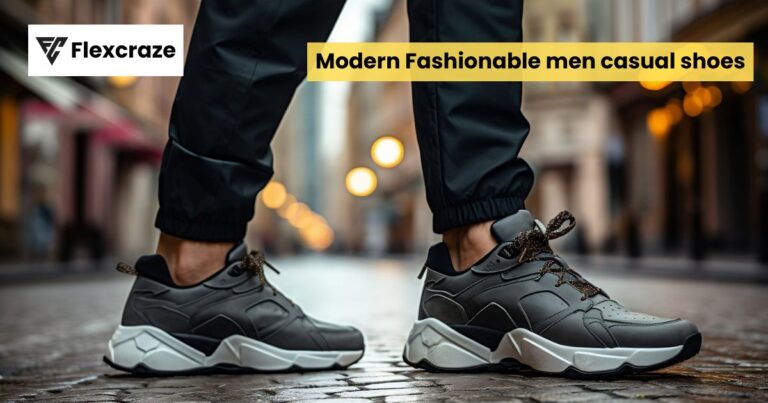 modern fashionable men casual shoes